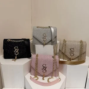 New Fashion Light Luxury Woven Lady Handbag Versatile Tassel Shoulder Bag Work Commuting Crossbody Cover