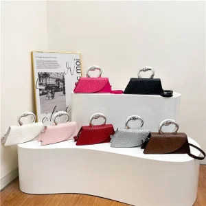New Fashion Shoulder Crossbody Bag Hard Handle Shoulder Messenger Bag Available in Multiple Colors for Women