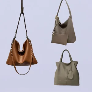 New Fashion Women Handbags Ladies Genuine Leather Larger Capacity Tote Bags Ladies Shoulder Bags