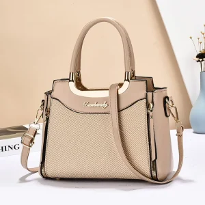 New Fashion Women’s PU Leather Handbag Elegant Crossbody Shoulder Bag for Daily Office Use Handbag for Woman