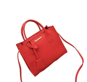 New Fashionable High End Women’s Handbag Large Capacity Summer Nylon Polyester PU Custom Logo Open Embroidery Solid Color