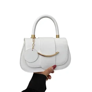 New HK Women’s Fashion Shoulder Bag PU Leather Handbags with Multiple Carrying Options for Daily Commute
