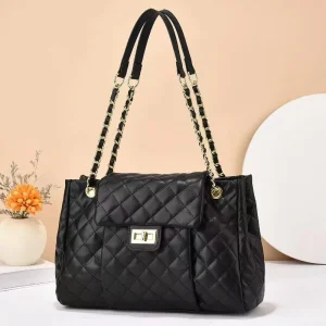 New Luxury Handbags Large Shoulder Bags Designer Solid Color Big Size Chain Crossbody Purses
