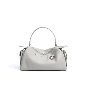 New Niche High End Genuine Leather Handbag Fashion Minimalist Pillow Bag Textured Underarm Crossbody Shoulder Bag for Women