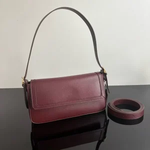 New Premium Leather Flap Shoulder Bag Durable High end Crossbody Handbag for Women Elegant Daily Commute Underarm Purse