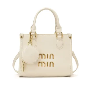 New Retro Handbag for Ladies Minimalist Casual Design Fashion Dual Shoulder Crossbody Bag Daily Commute Zipper Portable