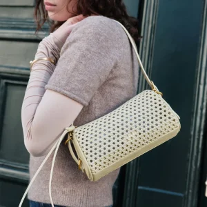 New Retro High Quality Fashion Woven PU Leather Weave Crossbody Bag Woven Bag Underarm Bag High end Shoulder Women’s Bag