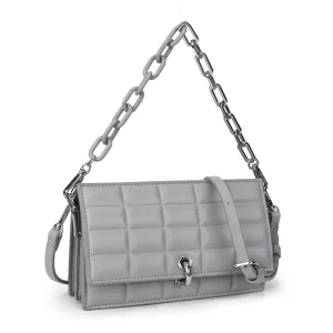 New Simple Fashion Leisure Single Strap PU Ladies Shoulder Bag Quality Handbag Hecda Zipper & Hasp Closure