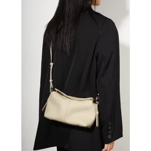 New Spring Fashion Women’s Genuine Cowhide Leather Top Layer Handbag Single Shoulder Crossbody Bag with Candy Pattern
