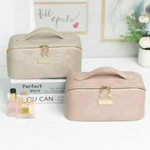 New Style Cosmetic Bag for Women Large Capacity Portable High-end Feel Minimalist Travel Bag for Toiletries Storage UJ009B