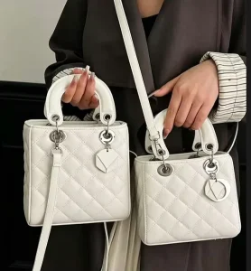 New Style Women’s Genuine Leather Handbag Versatile Light Luxury Di Bag With Zipper Closure Durable Shoulder Crossbody Bag