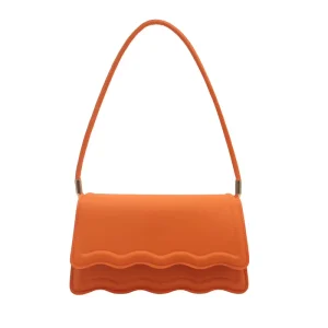 New Tendance Sac Candy Color Fashion Sling Bag for Women PU Leather Button Closure Handbag