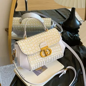 New Trend Casual Fur Ball Women’s Crossbody Shoulder Bag Fresh Retro Temperament Fashionable Small Square