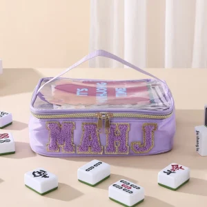 New Unisex Handheld Mahjong Storage Bag Large capacity Travel Waterproof Portable Toiletry & Cosmetic Bag