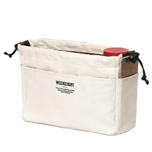 New Waterproof Multifunctional Eco friendly Water Resistant Canvas Cosmetic Bag Travel Organizer with Multiple Pockets a