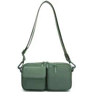 New Waterproof Nylon Crossbody Bag Casual Sports Leisure Yoga Storage Messenger Bag Zipper Pockets Shoulder Bags