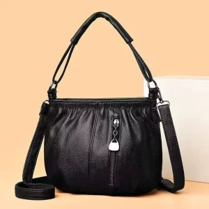 New Women’s Fashionable Crossbody Bag Small and Retro Single Shoulder Multifunctional Large Capacity Handbag