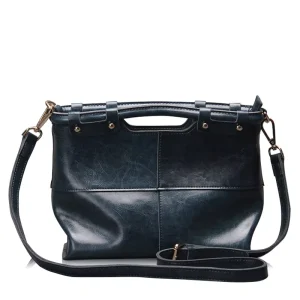 New Womens Leather Tote Bag Vintage Style Crossbody Shoulder Bag Fashion Handbag Purse for Women