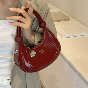 New Women’s Luxury Crossbody Bag Retro Saddle Design Polyester Lining Versatile Shoulder Underarm Access