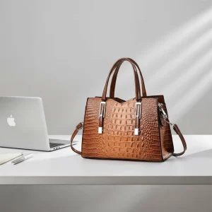 New Women’s Luxury PU Leather Handbags and Wallets High Quality with Zipper Closure Women’s Fashion Style