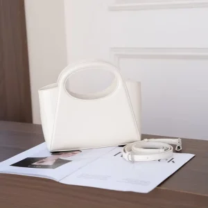Niche Design Minimalist Genuine Leather Vegetable Basket Handbag Women New Fashion Versatile Cowhide Shoulder Crossbody Bag