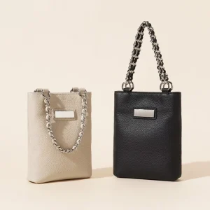 ODM OEM Custom Top Grain Genuine Leather Crossbody Bags Small Phone Bags Women’s Shoulder Bags Single Strap Open