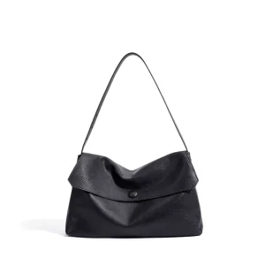 ODM OEM New Arrival Genuine Leather Fashion All Match Soft Leather Handbag High End Large Square Women’s Shoulder Bag