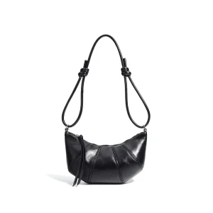 ODM&OEM Wholesaler New Lady Genuine Leather Single Strap Zipper Closure Crossbody Shoulder Bag Casual Small Size Daily Use