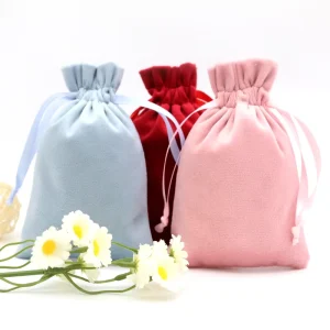 OEM All Kinds Fabric Foldable Washable Small Drawstring Jewelry Gift Storage Bag Packaging Pouch Custom Logo