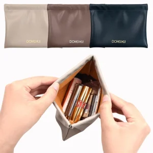 OEM Customizable Logo PU Leather 18*14cm Jewelry Pouch Rectangle Durable Shrapnel Jewelry Pouch
