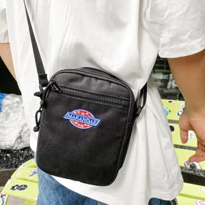 OEM High Quality Waterproof Crossbody Sling Bag Polyester Business Casual Messenger Shoulder Bag Men Single Strap Bag with Strap