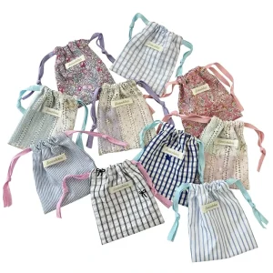OEM ODM Custom Sublimation Printed Polyester Drawstring Bag Travel Storage Laundry Organizer Pouch Factory