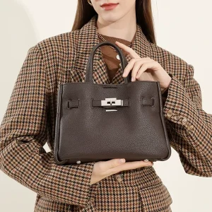 OEM ODM Custom Women’s Luxury Leather Handbag Female Shoulder Crossbody Hand Bag Manufacturer Full Customization