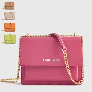 OEM ODM Luxury High Quality Womens Shoulder Bags Classic Crossbody Bags Fashion Vegan Leather Custom Logo Ladies Chian Bags