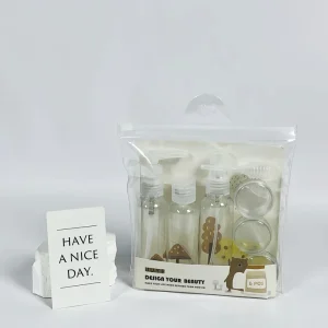 OEM Portable Travel Toiletry Bottle Set Customized in Stock Leak Proof Travel Set Shampoo Bottle Travel Kits Set