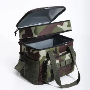 Outdoor Ice Pack Portable Handheld Picnic Outing Thickened Lining Zipper Luxury Style Insulated Lunch Bag Oxford Cloth Heat