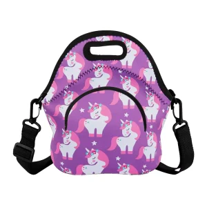 Outdoor Travel Picnic Insulated Non-Woven Lunch Box Lunch Bag Cooler Tote Bag Zipper Shoulder Strap Eco-Friendly Water Resistant