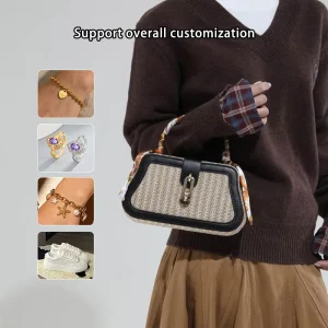 Overall Customization Lightweight Chain Crossbody Shoulder Bag Fashion Handbag Summer Travel Beach Vacations