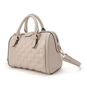 Own Design Luxury Leather Fashion Shoulder Bags Elegant Plain Pu Leather Luxury Women’s Large Capacity Handbags