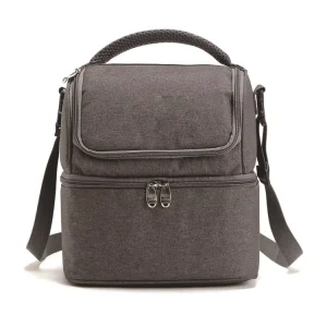 Oxford Cloth Lunch Bag Insulated Solid Thermal Lunch Box Food Picnic Bag Cooler Hand Bag