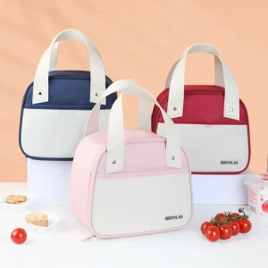 Oxford Cloth Lunch Bags Thickened Large Capacity Aluminum Foil Film Cooler Bag Portable Waterproof Lunch Handbag