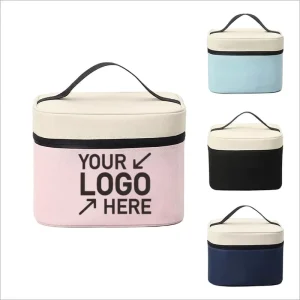 Oxford Contrast Color Design Single Compartment Thermal Lunch Bag for Food Large Capacity Picnic Bag