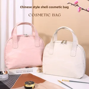 PU Large Capacity Makeup Bag Organizer Pouch Portable Durable Hanging Cosmetic Bag for Women Custom Logo