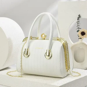 PU Leather Good Quality Women Boston Bags Ladies Designer Shoulder Bags Luxury Women’s Handbags