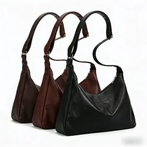 PU Leather Shoulder Bag Vintage Style Waterproof Shopping Tote Bag Luxury Women’s Tote Bag