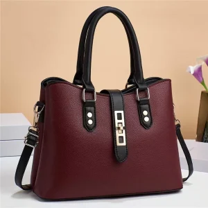PU Leather Women’s Shoulder Bag Fashion Handbags with Removable Strap for Daily and Travel Use