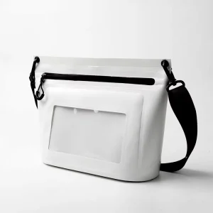 PVC Zipper Korean Style Airtight Waterproof Single Shoulder Sling Bag For Outdoor Sports