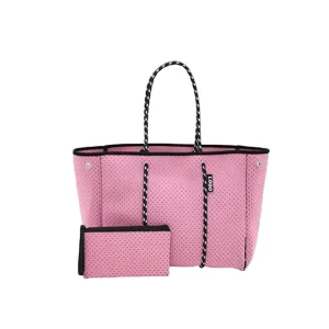 Particularly Stylish Elegant Shoulder Tote Bag Sports Gym Large Women Bags Custom Shaped Neoprene Bag