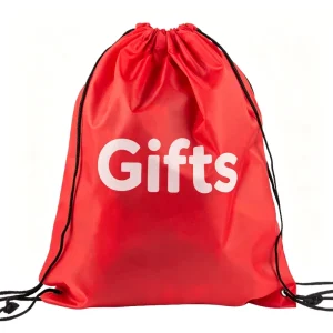 Personalised Logo Drawstring Sports Backpack Custom Printed Promotional Bag with Unique Design