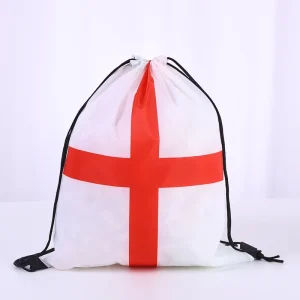 Polyester Custom Printing Recycled Sports Gym Sack Baseball Drawstring Bag